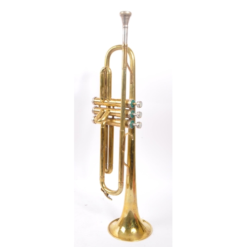 421 - Boosey & Hawkes - A mid 20th century Boosey & Hawkes Varsity three valve trumpet. The trumpet of bra... 