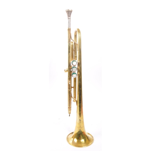 421 - Boosey & Hawkes - A mid 20th century Boosey & Hawkes Varsity three valve trumpet. The trumpet of bra... 