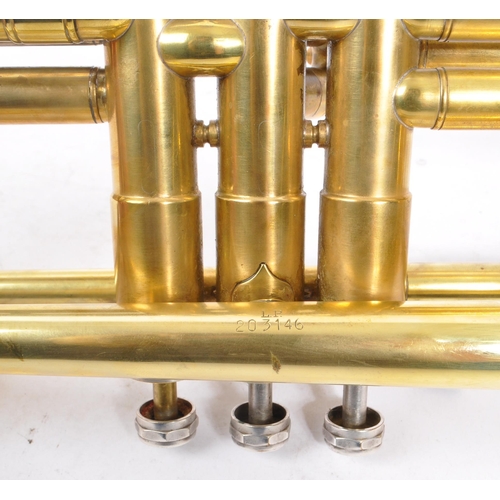 421 - Boosey & Hawkes - A mid 20th century Boosey & Hawkes Varsity three valve trumpet. The trumpet of bra... 