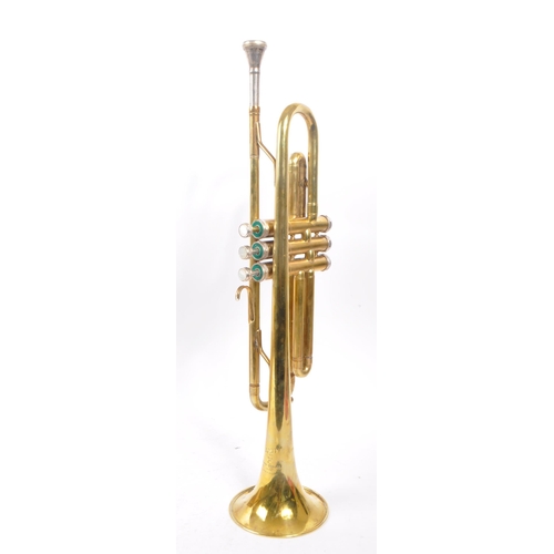 421 - Boosey & Hawkes - A mid 20th century Boosey & Hawkes Varsity three valve trumpet. The trumpet of bra... 