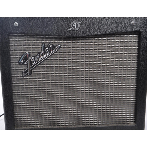 427 - Fender - A Fender Mustang 1 V2 combo guitar amp amplifier. Having an eight inch Fender special desig... 