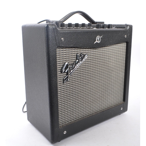 427 - Fender - A Fender Mustang 1 V2 combo guitar amp amplifier. Having an eight inch Fender special desig... 