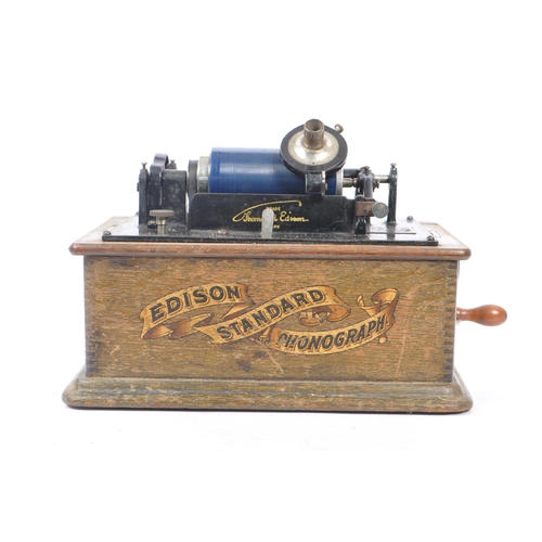 435 - Edison Standard Phonograph -  Early 20th century c.1907-08, Serial number, 538711 with 'Edison' scri... 