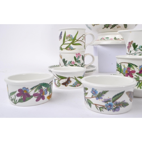 44 - Portmeirion - A vintage 20th Century china Portmeirion tea service in the Botanic Garden pattern to ... 