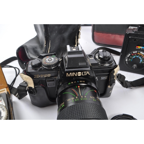 448 - Minolta / Zorki - Two 20th Century cameras, the Zorki a 4k 35mm rangefinder camera with jupiter 8 5m... 