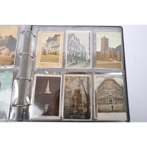 450A - Postcards of Bristol. Valuable collection (approx. 350) of local interest in large album. “Golden Ag... 