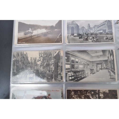 450A - Postcards of Bristol. Valuable collection (approx. 350) of local interest in large album. “Golden Ag... 