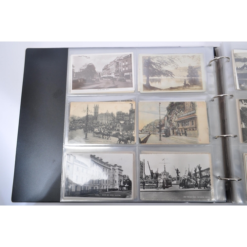 450A - Postcards of Bristol. Valuable collection (approx. 350) of local interest in large album. “Golden Ag... 