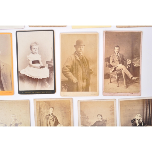 451 - 19th century Carte-de-Visites CdVs (x325) and Cabinet photos (x33). Original Victorian sepia photogr... 