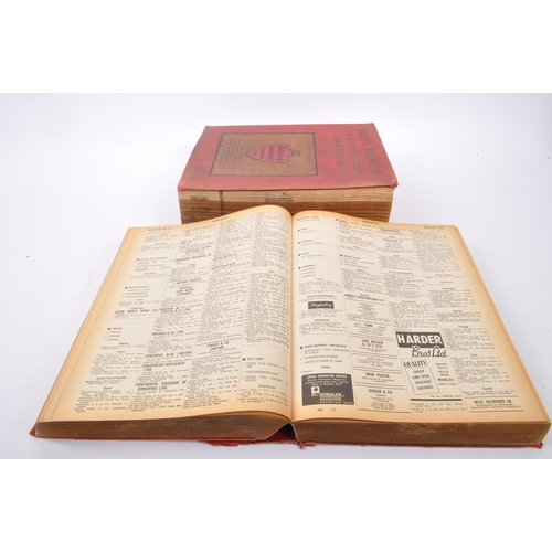 454 - 1964 Kelly’s Directory of Merchants and Manufacturers both volumes and supplementary Index book to t... 