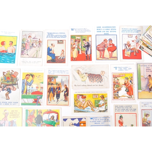 459 - Comic postcards. Collection (approx. 450) mostly modern of the Saucy Seaside type with much innuendo... 