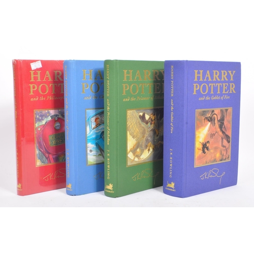 460 - J. K. Rowling - Collection of thirteen Harry Potter hardback and softback books to include two Bloom... 