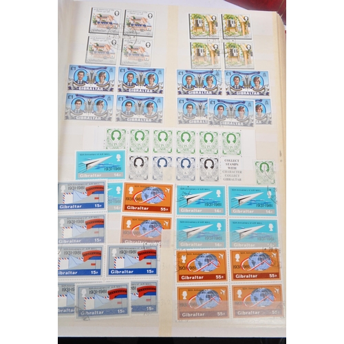 465 - A large collection of 20th and 21st Century foreign franked and unfranked stamps to include: Norfolk... 