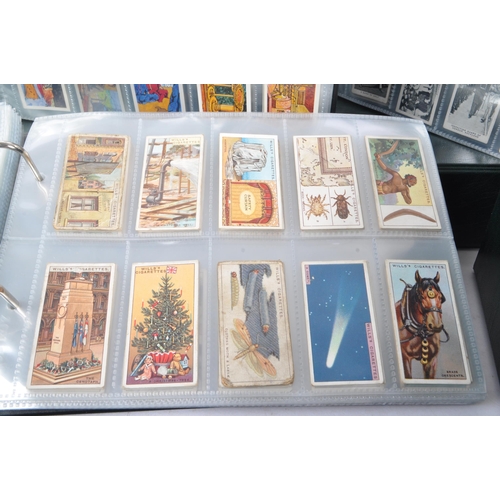 478 - A large extensive collection of vintage 20th century cigarette cards. To include colour in nature se... 