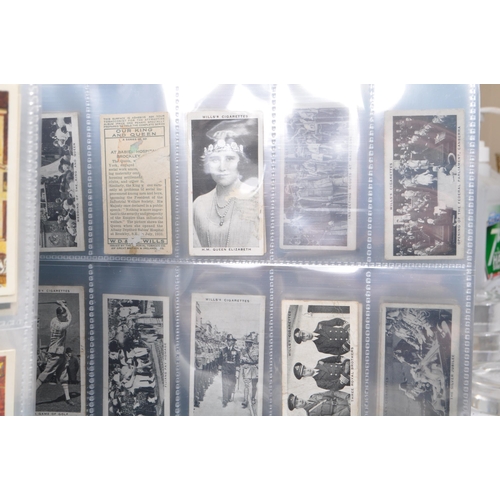 478 - A large extensive collection of vintage 20th century cigarette cards. To include colour in nature se... 