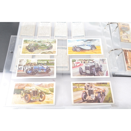 478 - A large extensive collection of vintage 20th century cigarette cards. To include colour in nature se... 