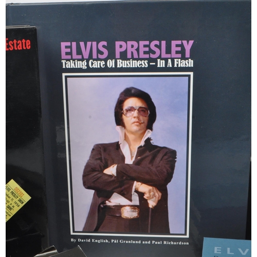 481 - Elvis Presley Rock n Roll music interest. A collection of reference books relating to the King, Elvi... 