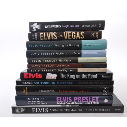 481 - Elvis Presley Rock n Roll music interest. A collection of reference books relating to the King, Elvi... 