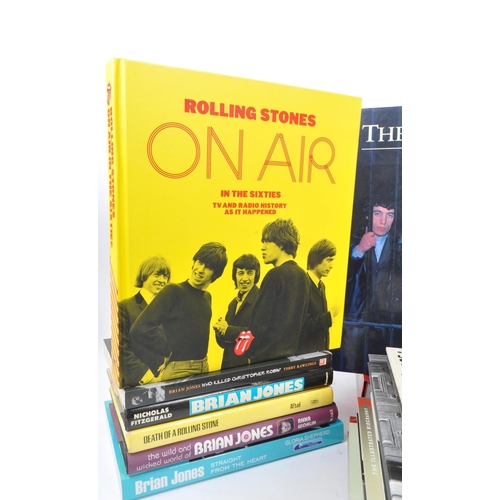 483 - The Rolling Stones & Brian Jones rock musical interest. A collection of music reference books, biogr... 