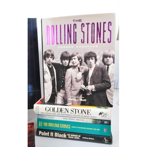 483 - The Rolling Stones & Brian Jones rock musical interest. A collection of music reference books, biogr... 