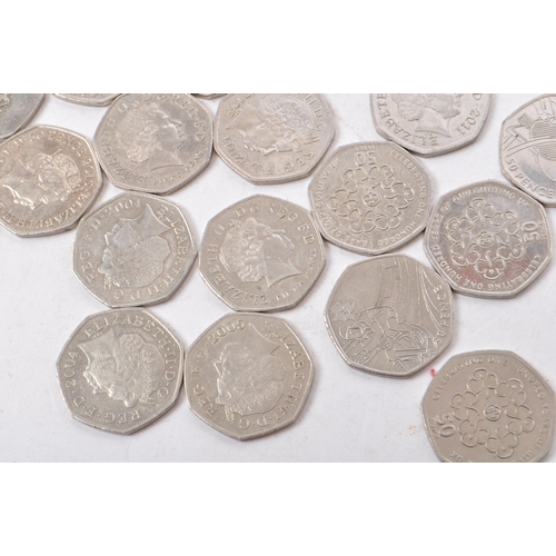 485 - United Kingdom - A collection of contemporary commemorative British fifty pence coins 50p limited ed... 