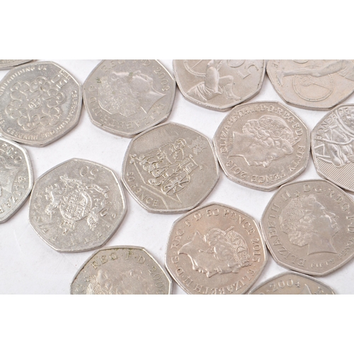 485 - United Kingdom - A collection of contemporary commemorative British fifty pence coins 50p limited ed... 