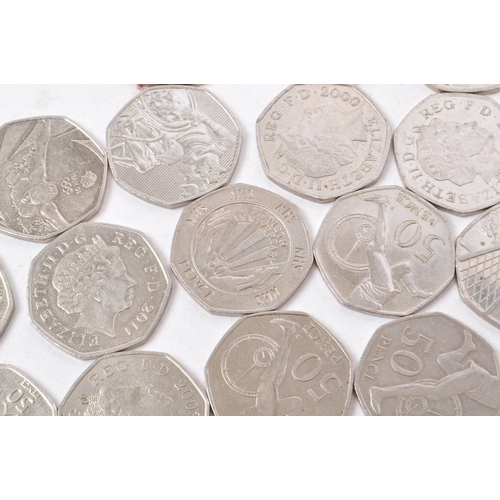 485 - United Kingdom - A collection of contemporary commemorative British fifty pence coins 50p limited ed... 