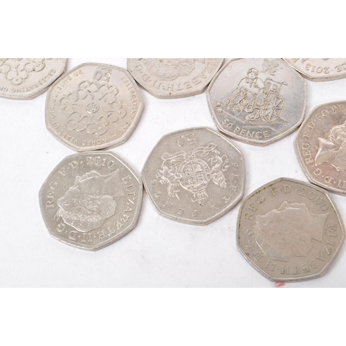 485 - United Kingdom - A collection of contemporary commemorative British fifty pence coins 50p limited ed... 