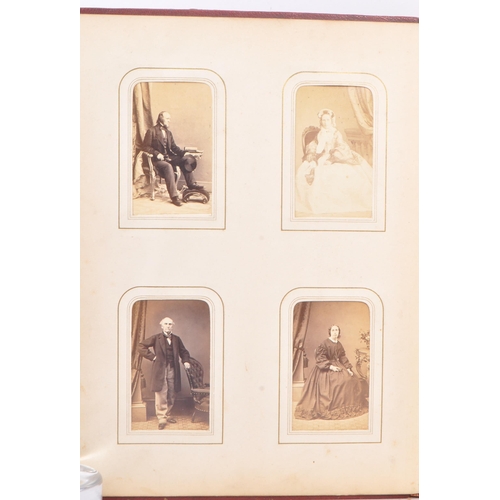 490 - A collection Victorian 1800s sepia monochrome photographs / carte de visite. With portrait studies o... 