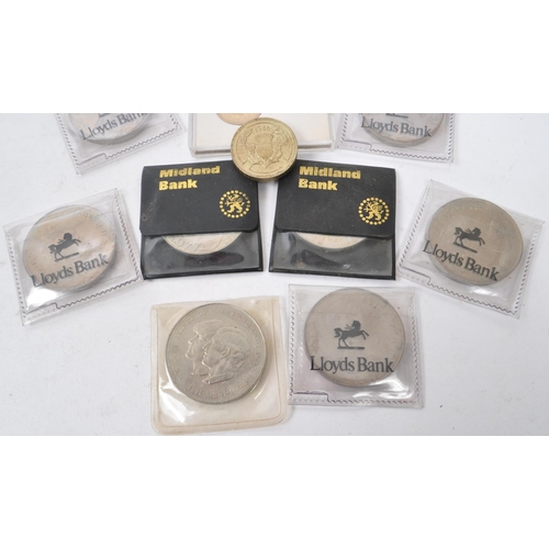 493 - Numismatic interest - Collection of British United Kingdom commemorative crown coins. To include the... 