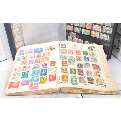 498 - A collection of 19th and 20th Century franked foreign and UK postage stamps to include approximately... 