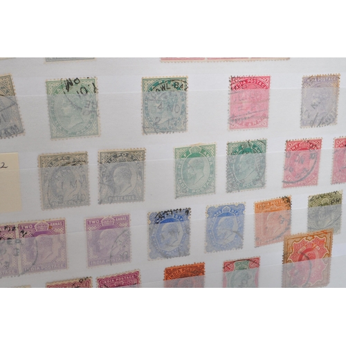 498 - A collection of 19th and 20th Century franked foreign and UK postage stamps to include approximately... 