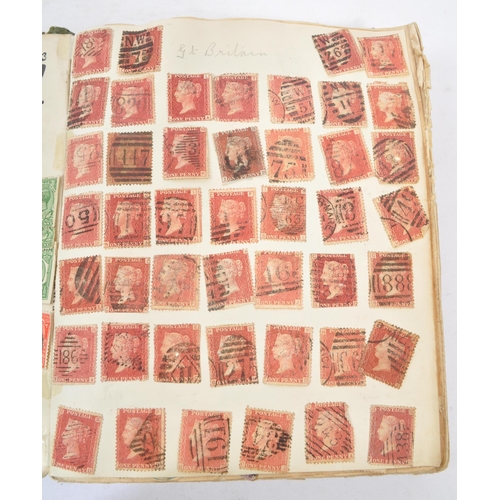 498 - A collection of 19th and 20th Century franked foreign and UK postage stamps to include approximately... 