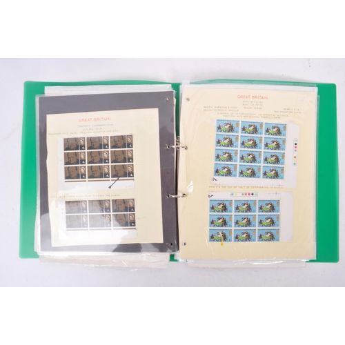 502 - A collection of British, British Colonies, and Foreign pre-decimal stamps and stamp blocks. The coll... 