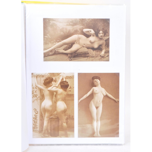 527 - A collection of thirty four reproduction 20th century French nude erotic postcards cartes erotique. ... 