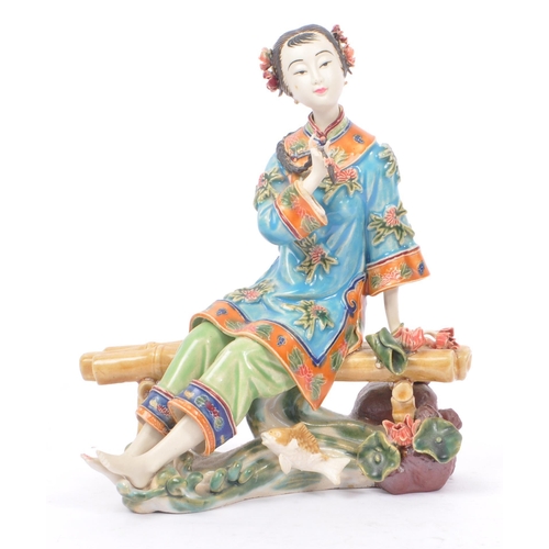 53 - A collection of vintage 20th century porcelain china figurines. To include, ballerinas, clowns, baby... 