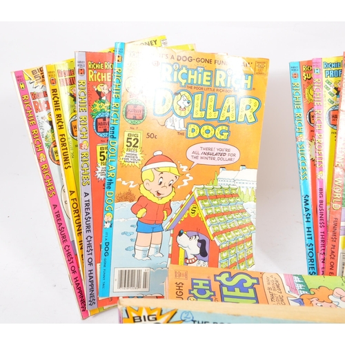 534 - Richie Rich - A collection of mid 20th century Richie Rich magazines. The collection consisting of a... 