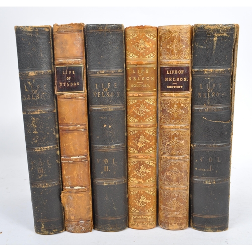 540 - A collection of late 18th and 19th century books relating to Vice-Admiral Horatio Nelson. The collec... 