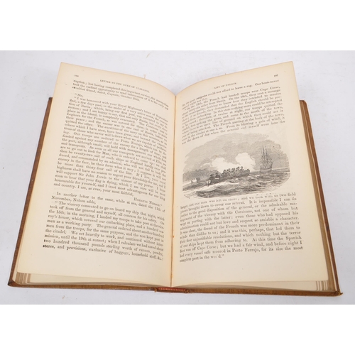 540 - A collection of late 18th and 19th century books relating to Vice-Admiral Horatio Nelson. The collec... 