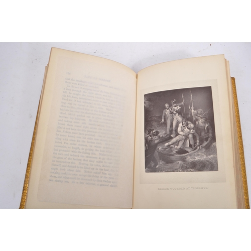 540 - A collection of late 18th and 19th century books relating to Vice-Admiral Horatio Nelson. The collec... 