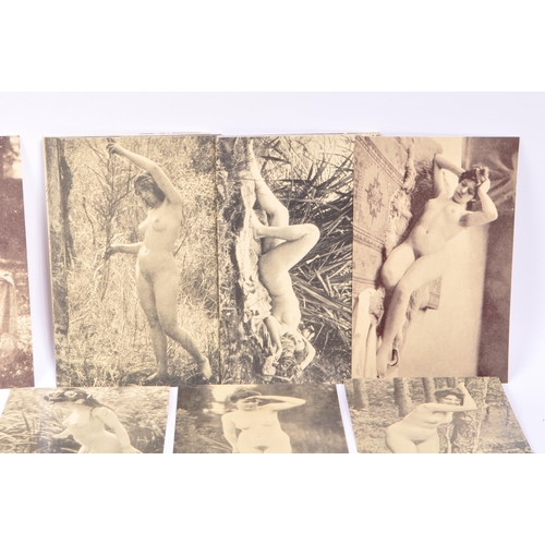 549 - A collection of one hundred and sixteen (116) assorted French postcard. Comprising of nude erotic fe... 