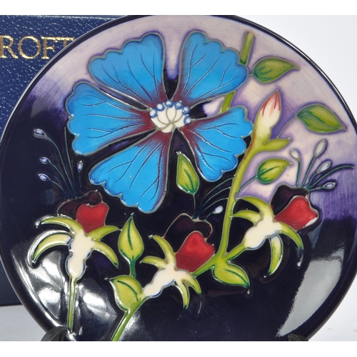 62 - Moorcroft Pottery - Stoke on Trent, England - A contemporary ceramic pottery hand painted pin dish /... 