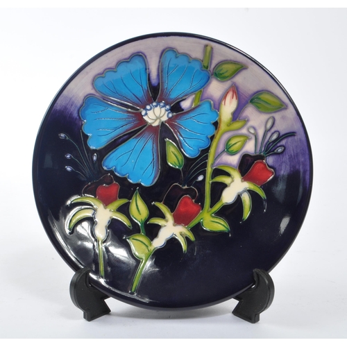 62 - Moorcroft Pottery - Stoke on Trent, England - A contemporary ceramic pottery hand painted pin dish /... 