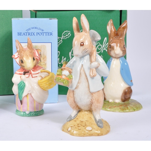 65 - John Beswick for Royal Doulton - Beatrix Potter - Collection of porcelain / china statue figurines. ... 