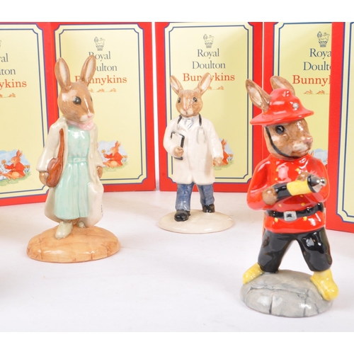 67 - Royal Doulton - Bunnykins - Collection of porcelain china bunny figures / statues. To include, Sailo... 