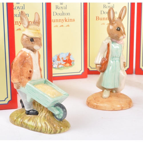 67 - Royal Doulton - Bunnykins - Collection of porcelain china bunny figures / statues. To include, Sailo... 