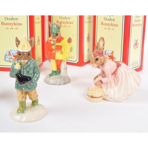 69 - Royal Doulton - Bunnykins - Collection of porcelain china bunny figures / statues. Including Dutch B... 