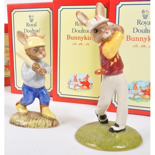 70 - Royal Doulton - Bunnykins - Collection of porcelain china bunny figures / statues. Including Groom B... 