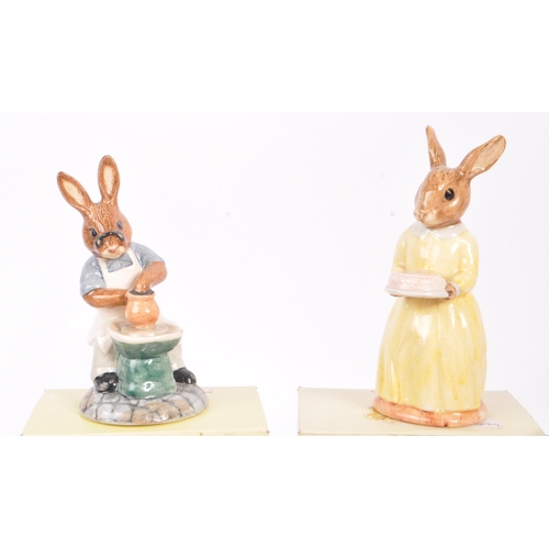 72 - Royal Doulton - Bunnykins - Collection of porcelain china bunny figures / statues. To include, Sweet... 