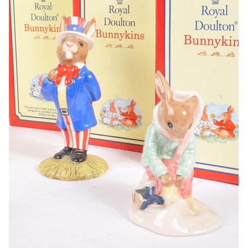 72 - Royal Doulton - Bunnykins - Collection of porcelain china bunny figures / statues. To include, Sweet... 